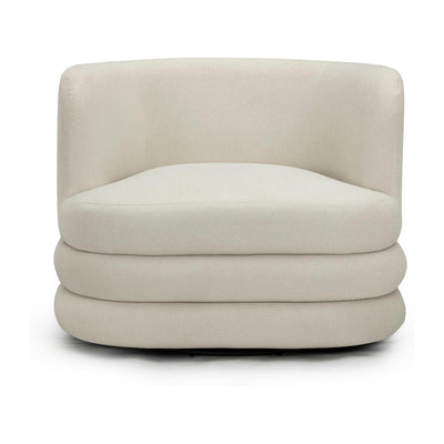 TOV Furniture Astor Performance Faux Mohair Swivel Hotel Lounge Chair