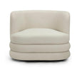 TOV Furniture Astor Performance Faux Mohair Swivel Hotel Lounge Chair