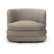 TOV Furniture Astor Performance Faux Mohair Swivel Hotel Lounge Chair