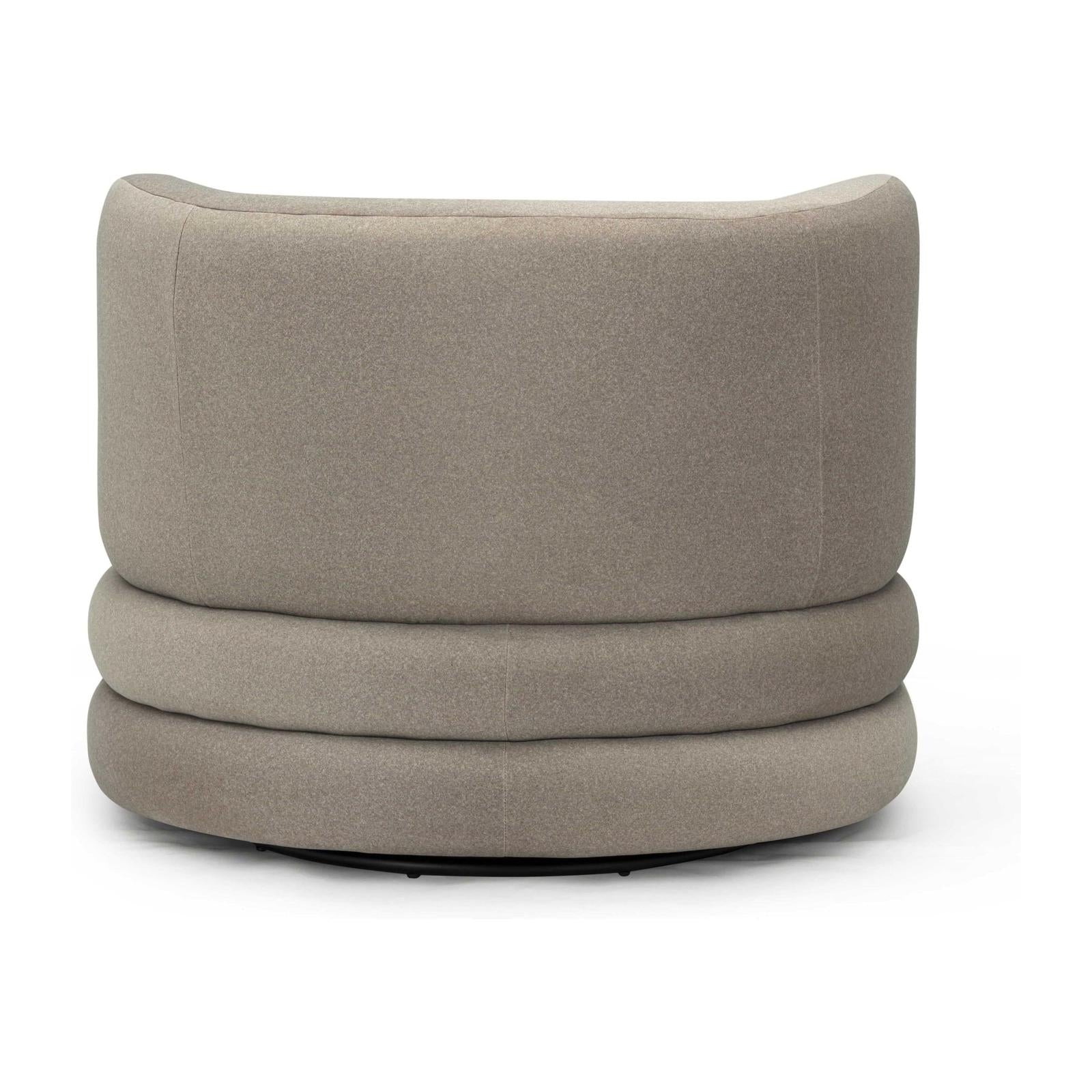 TOV Furniture Astor Performance Faux Mohair Swivel Hotel Lounge Chair