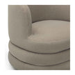 TOV Furniture Astor Performance Faux Mohair Swivel Hotel Lounge Chair