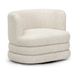 TOV Furniture Astor Heavy Performance Boucle Swivel Hotel Lounge Chair