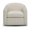 TOV Furniture Thao Contract-Grade Basketweave Fabric Swivel Accent Chair