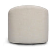 TOV Furniture Thao Contract-Grade Basketweave Fabric Swivel Accent Chair