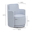 TOV Furniture Passe Swivel Accent Chair