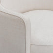 TOV Furniture Passe Cream Upcycled Performance Linen Swivel Chair