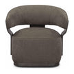 TOV Furniture Madison Linen Performance Chenille Swivel Accent Chair