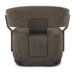 TOV Furniture Madison Linen Performance Chenille Swivel Accent Chair