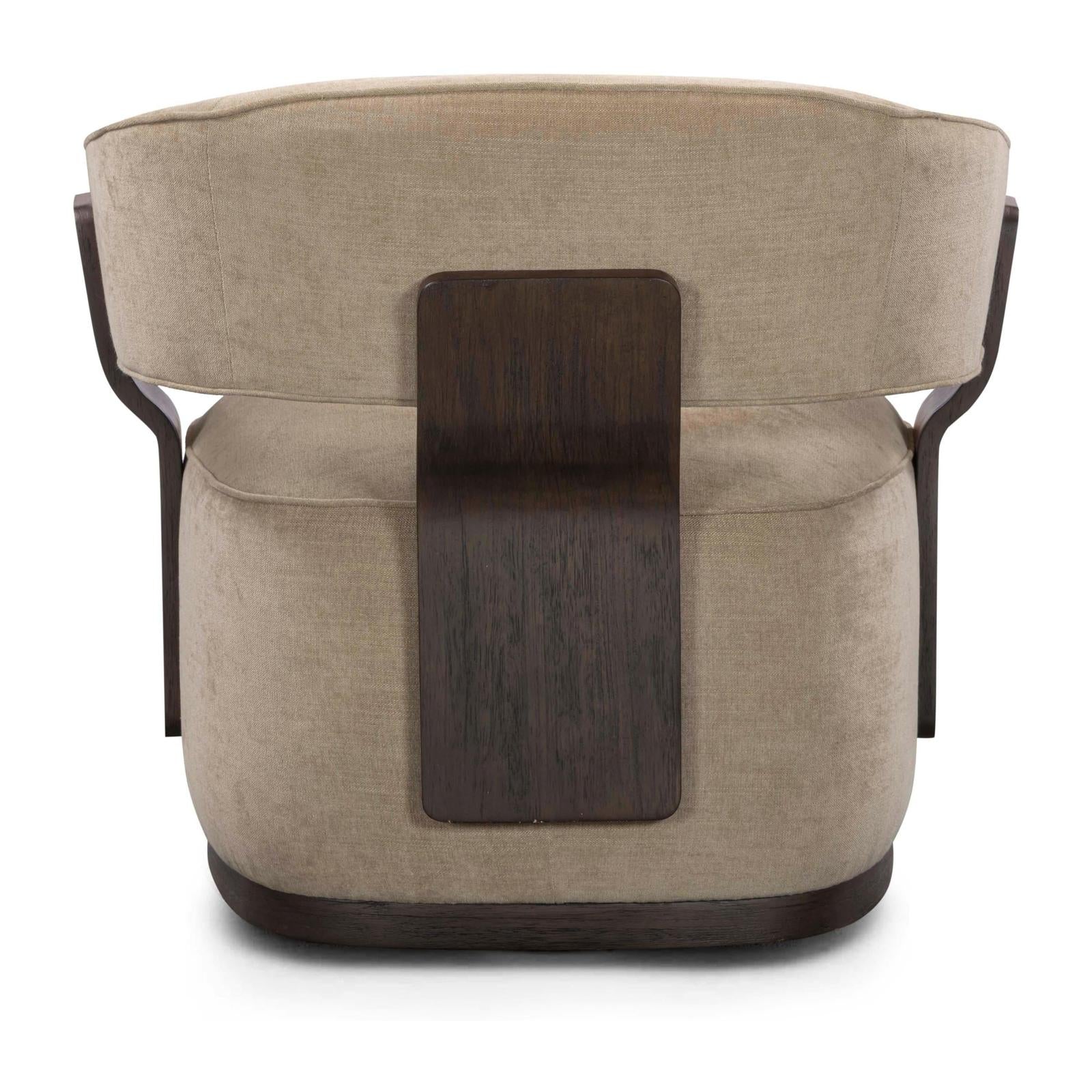 TOV Furniture Madison Linen Performance Chenille Swivel Accent Chair