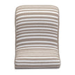 TOV Furniture Senna Taupe Organic Stripes Contract-Grade Jacquard Fabric Accent Chair