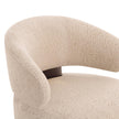 TOV Furniture Austin Cream Performance Boucle Swivel Accent Chair