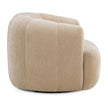 TOV Furniture Jasmine Upcycled Contract-Grade Basketweave Fabric Swivel Accent Chair