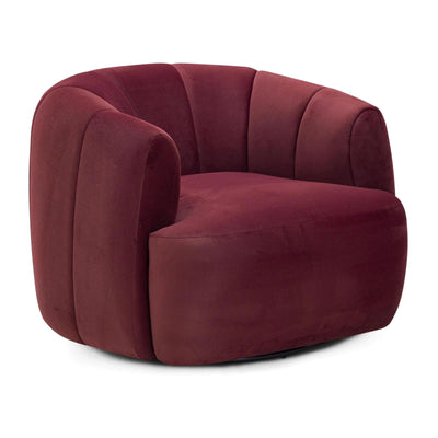 TOV Furniture Jasmine Performance Velvet Swivel Accent Chair