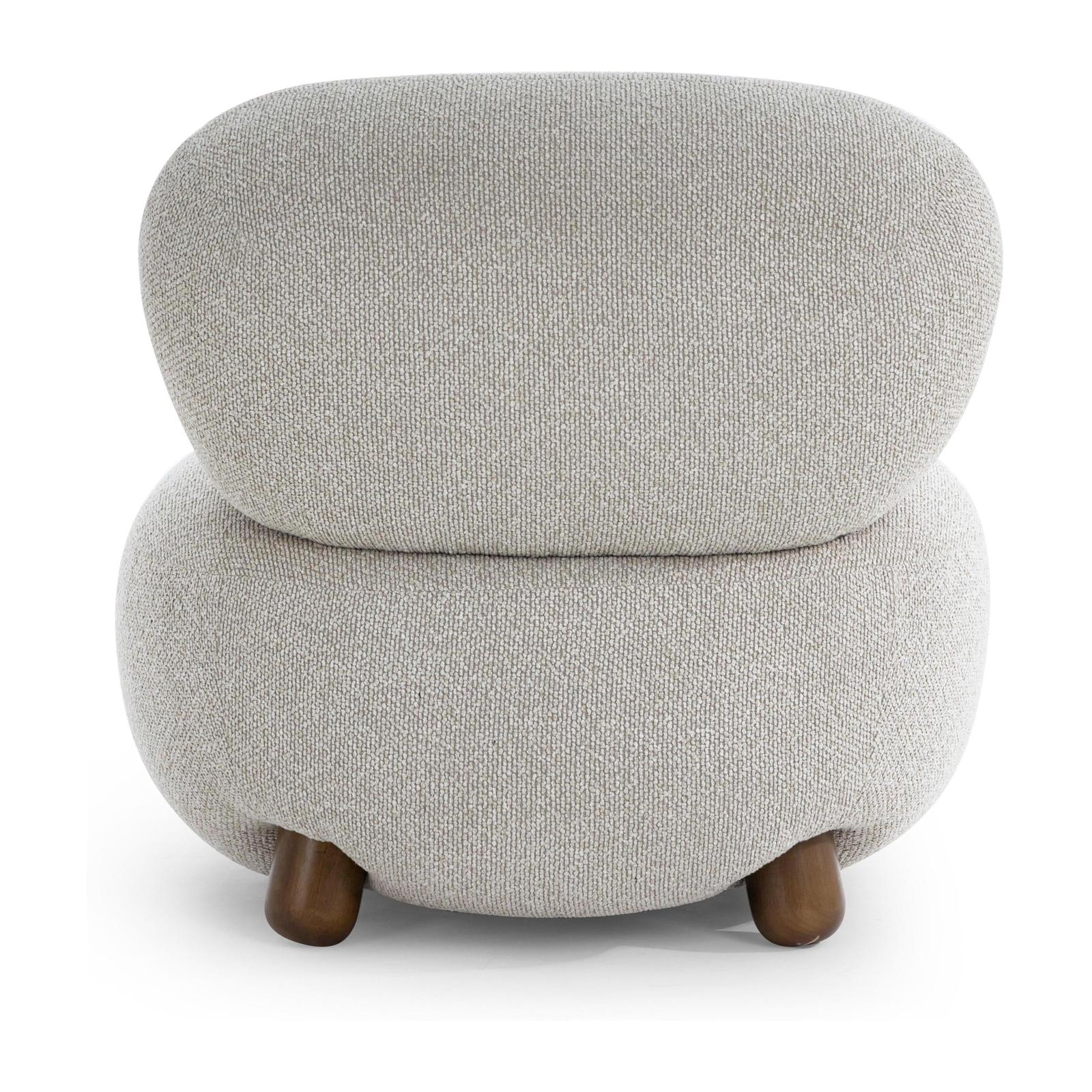 TOV Furniture Pucker Warm Grey Performance Boucle Accent Chair