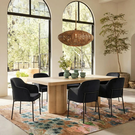 TOV Furniture Sydney Performance Velvet Armchair - Set of 2