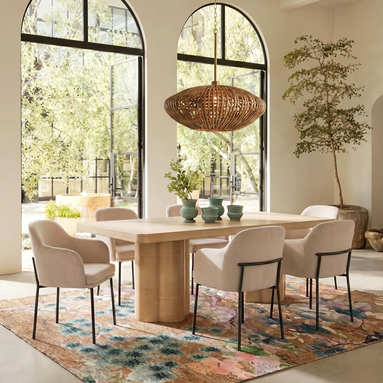 TOV Furniture Sydney Performance Velvet Armchair - Set of 2
