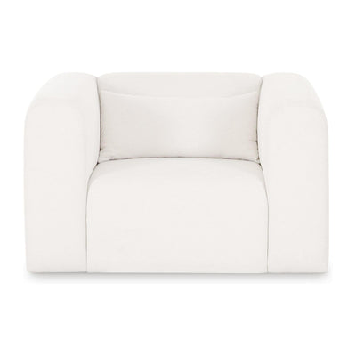 TOV Furniture Tarra Cream Performance Chenille Armchair