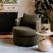 TOV Furniture Silvi Performance Boucle Swivel Accent Chair