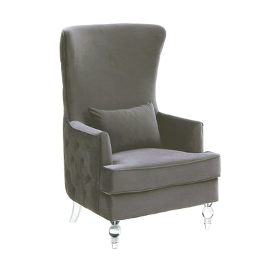 TOV Furniture Aubree Tall Chair with Acrylic Legs