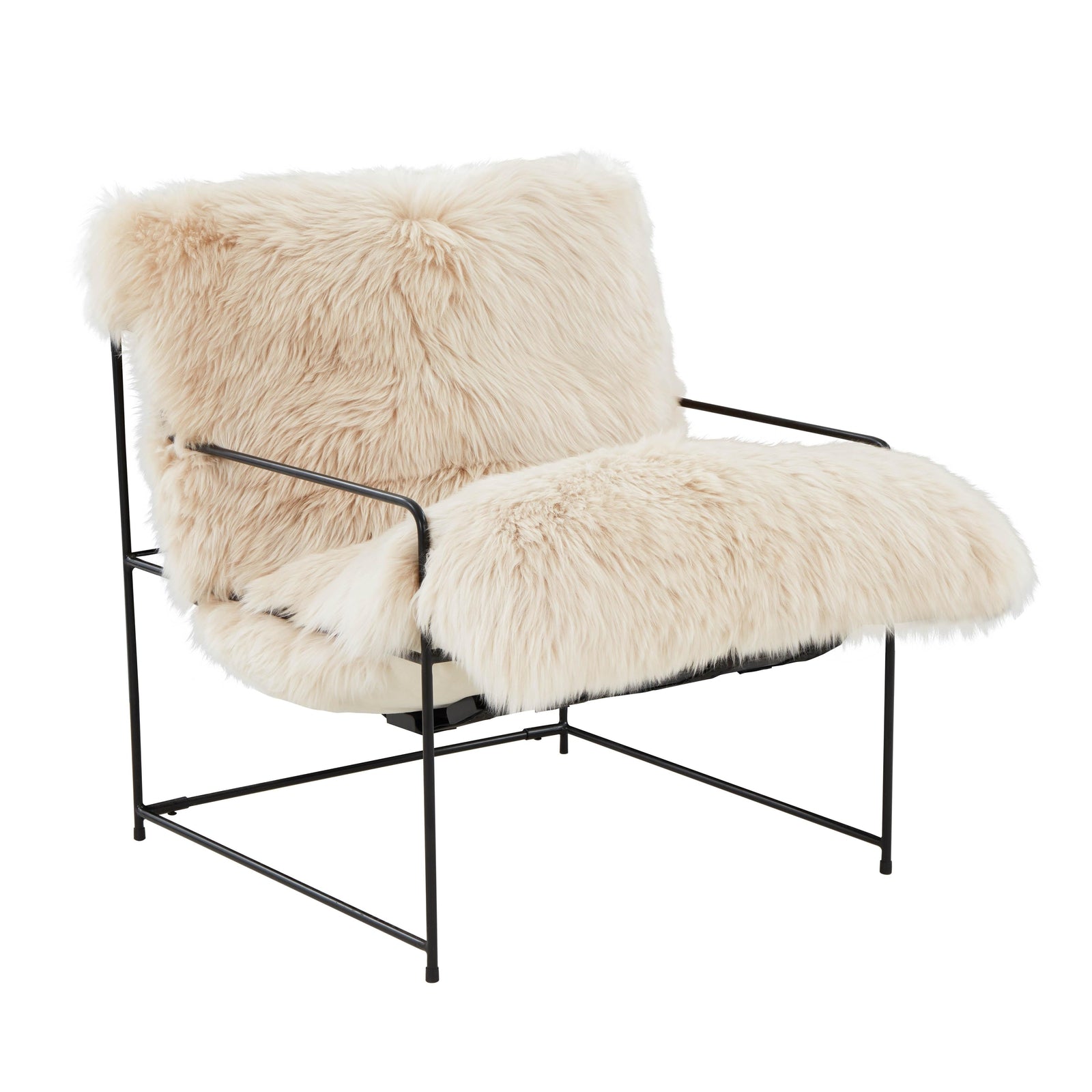 TOV Furniture Kimi Genuine Sheepskin Chair
