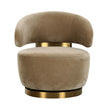 TOV Furniture Austin Recycled Fabric Swivel Chair