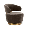 TOV Furniture Austin Recycled Fabric Swivel Chair