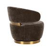 TOV Furniture Austin Recycled Fabric Swivel Chair