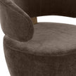 TOV Furniture Austin Recycled Fabric Swivel Chair