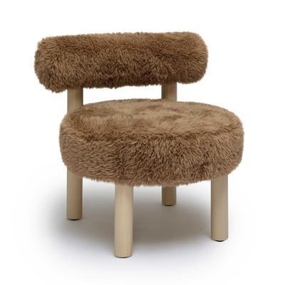 TOV Furniture Carmel Vegan Shearling Accent Chair