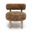 TOV Furniture Carmel Vegan Shearling Accent Chair