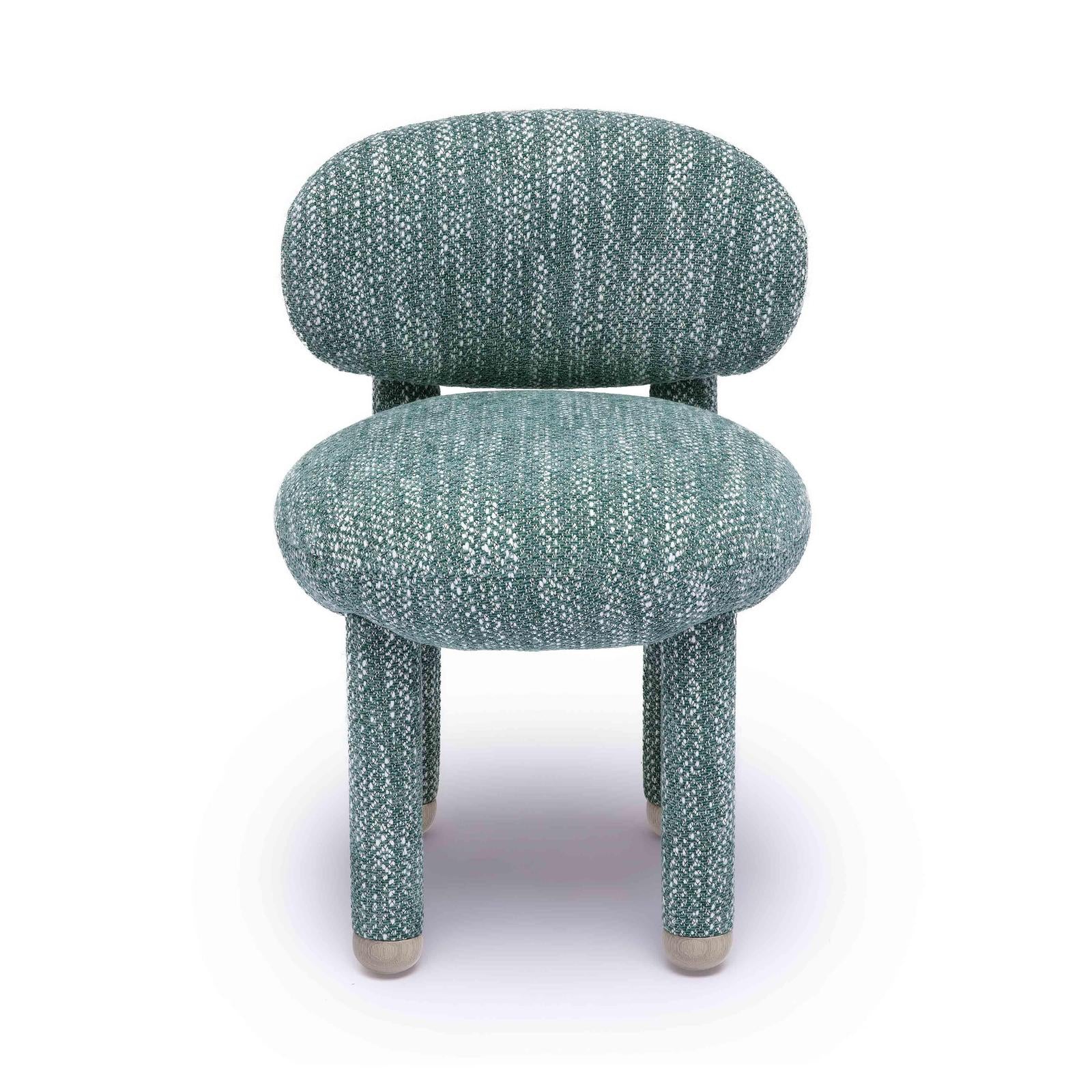 TOV Furniture Manu Nubby Performance Fabric Side Chair