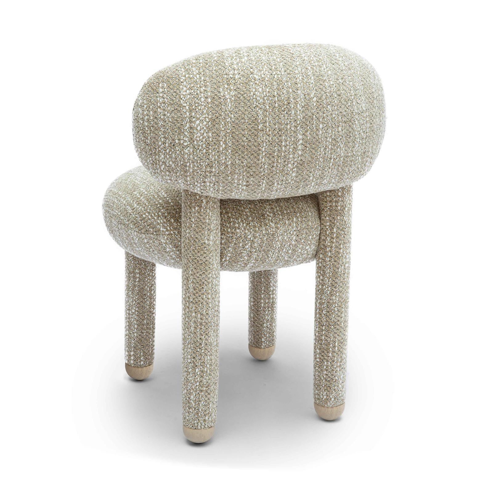 TOV Furniture Manu Nubby Performance Fabric Side Chair