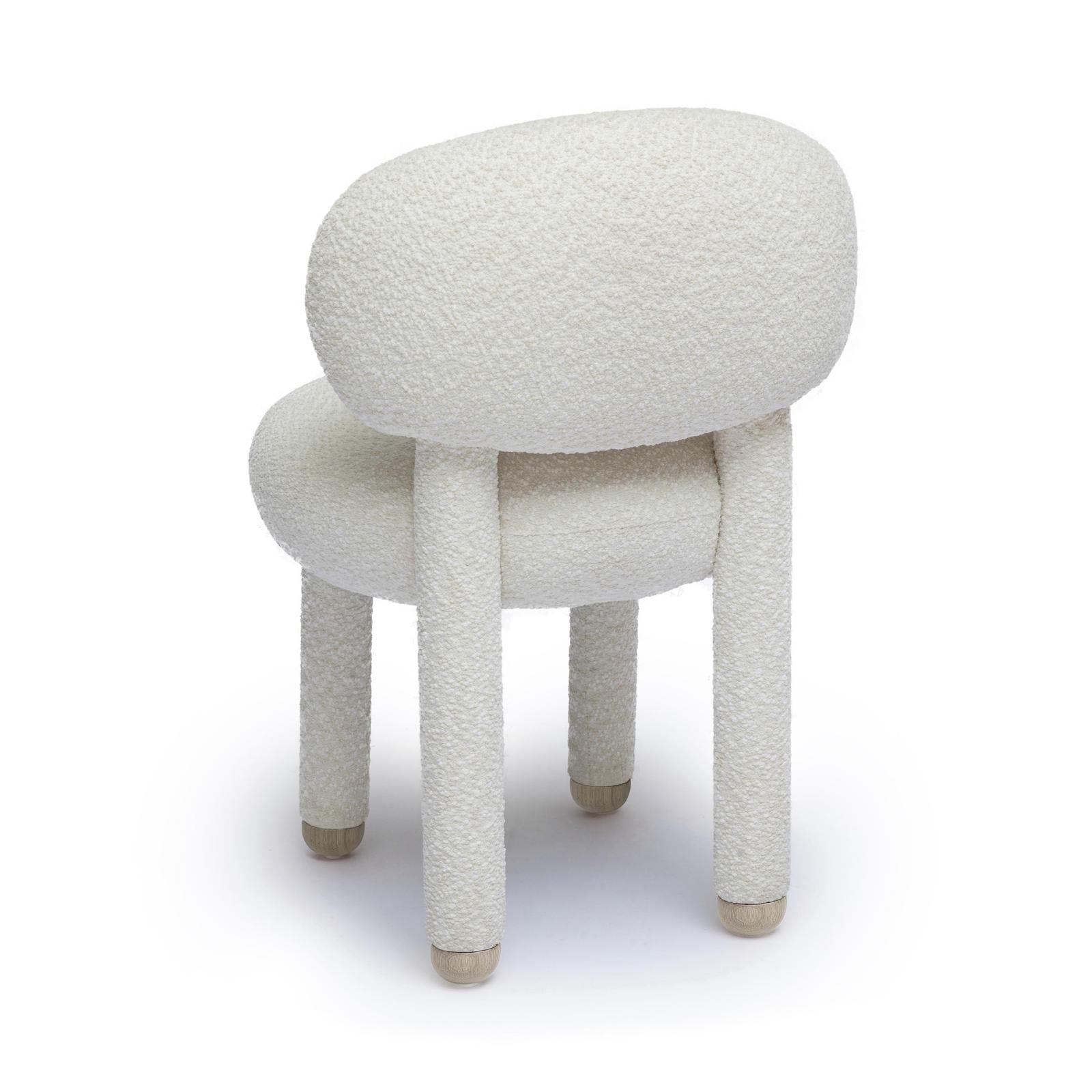 TOV Furniture Manu Nubby Performance Fabric Side Chair