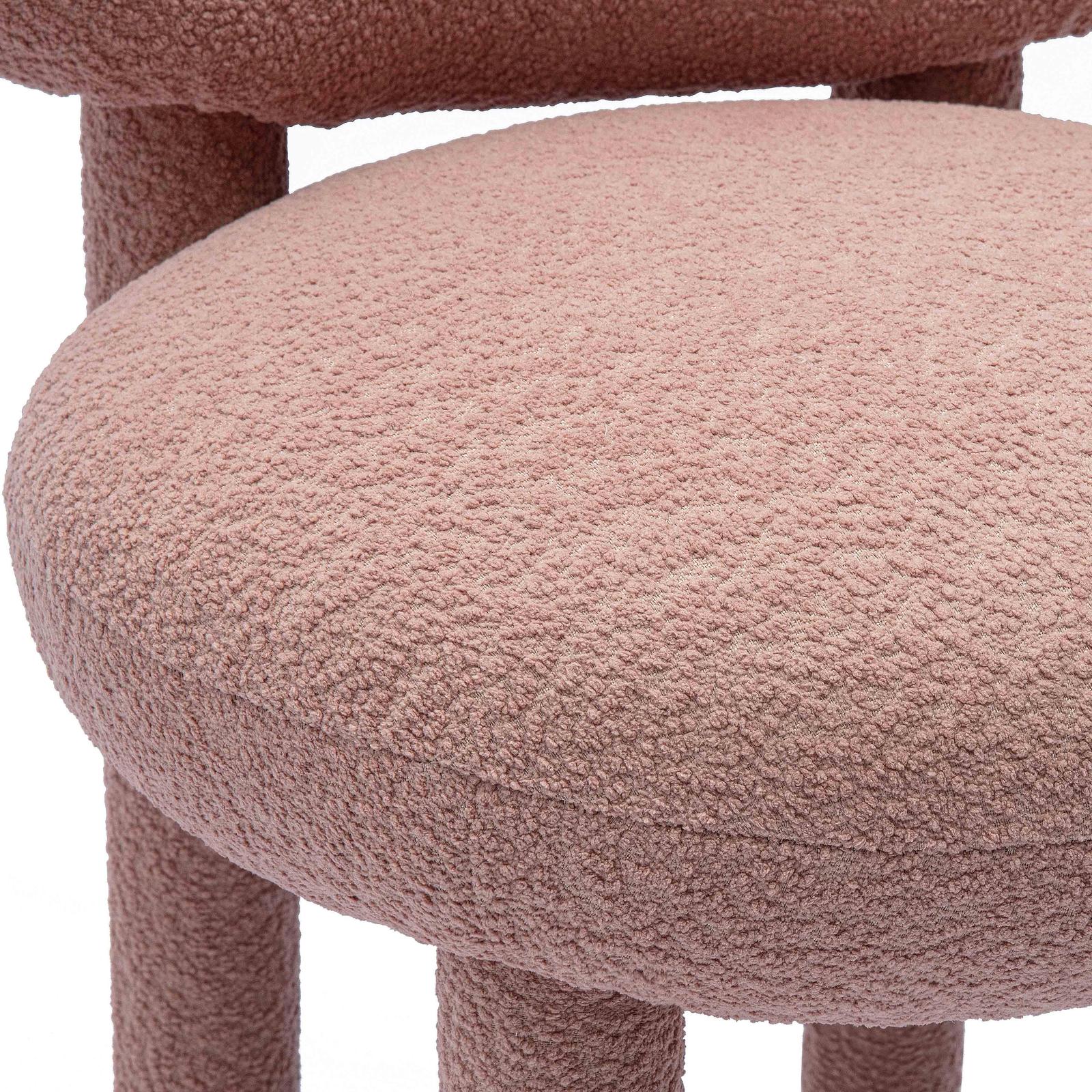 TOV Furniture Manu Nubby Performance Fabric Side Chair