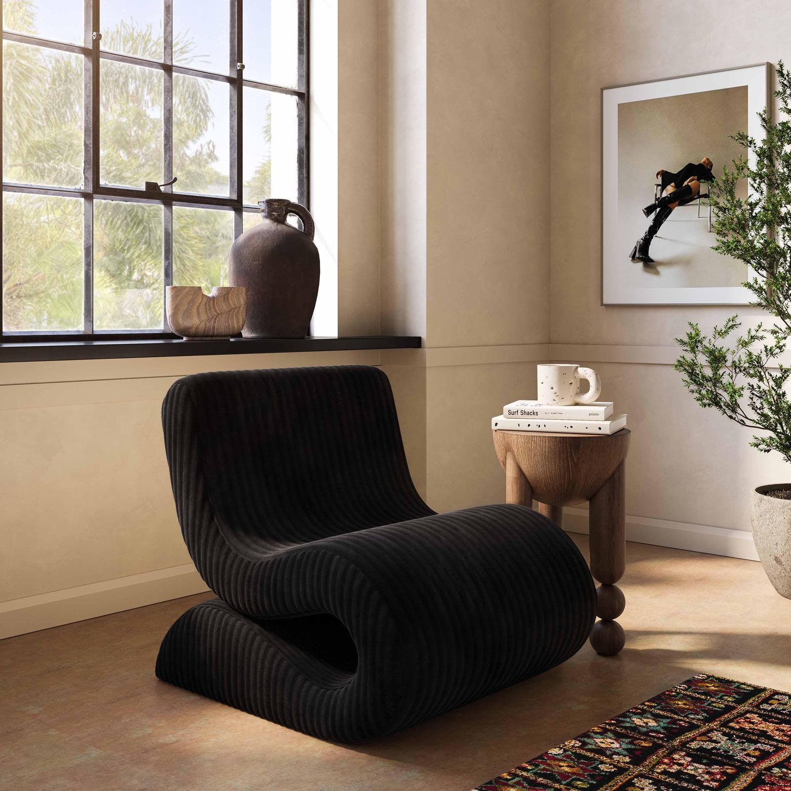 TOV Furniture Senna Oversized Corduroy Accent Chair