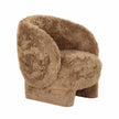 TOV Furniture Kiki Vegan Shearling Accent Chair