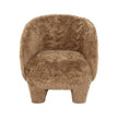 TOV Furniture Kiki Vegan Shearling Accent Chair