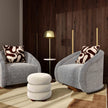 TOV Furniture Stefanie Performance Velvet Ottoman