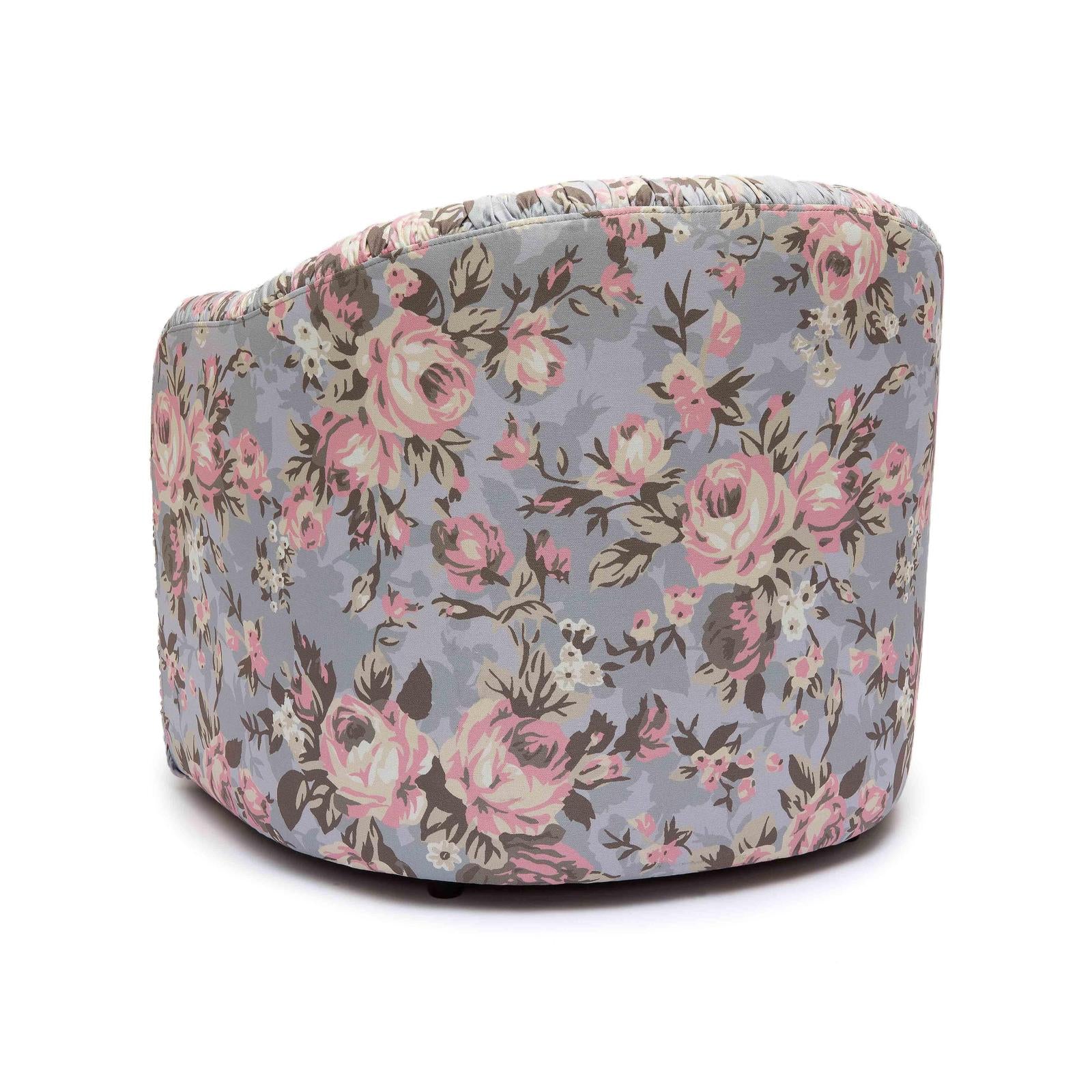 TOV Furniture Pamela Spring Floral Print Tasseled Lounge Chair