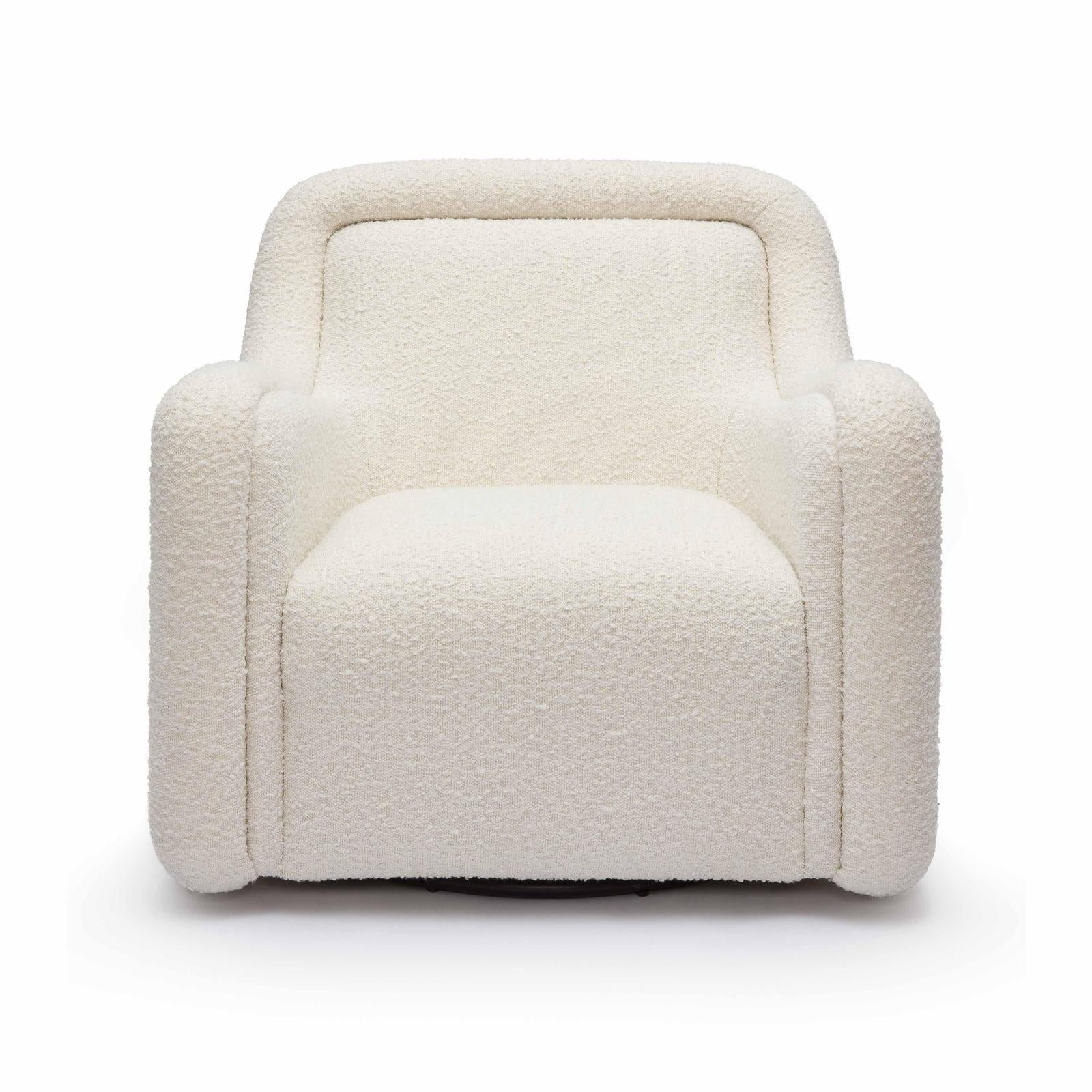 TOV Furniture Charli Boucle Swivel Chair