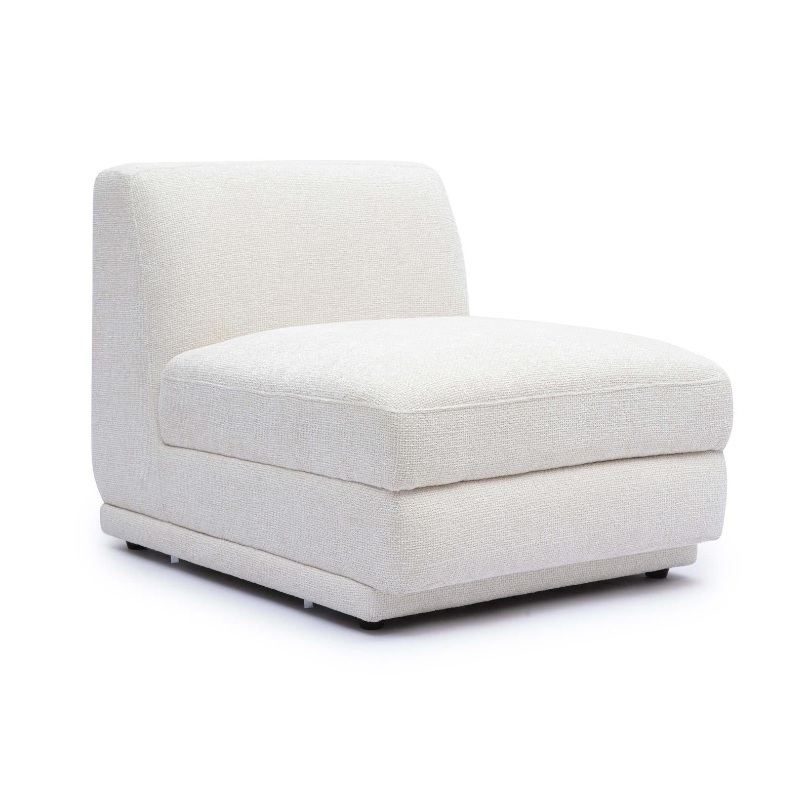 TOV Furniture Perry Cream Chenille Modular Chair