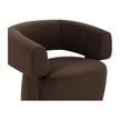 TOV Furniture River Chocolate Brown Performance Velvet Swivel Accent Chair