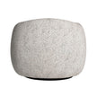 TOV Furniture Judy Black and White Woven Fabric Swivel Chair
