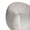 TOV Furniture Judy Black and White Woven Fabric Swivel Chair