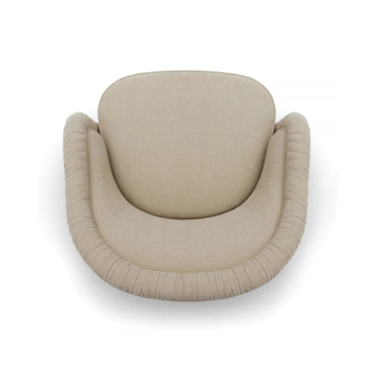 TOV Furniture Pamela Tan Performance Chenille Tasseled Lounge Accent Chair