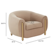 TOV Furniture Lina Accent Chair by Inspire Me! Home Decor