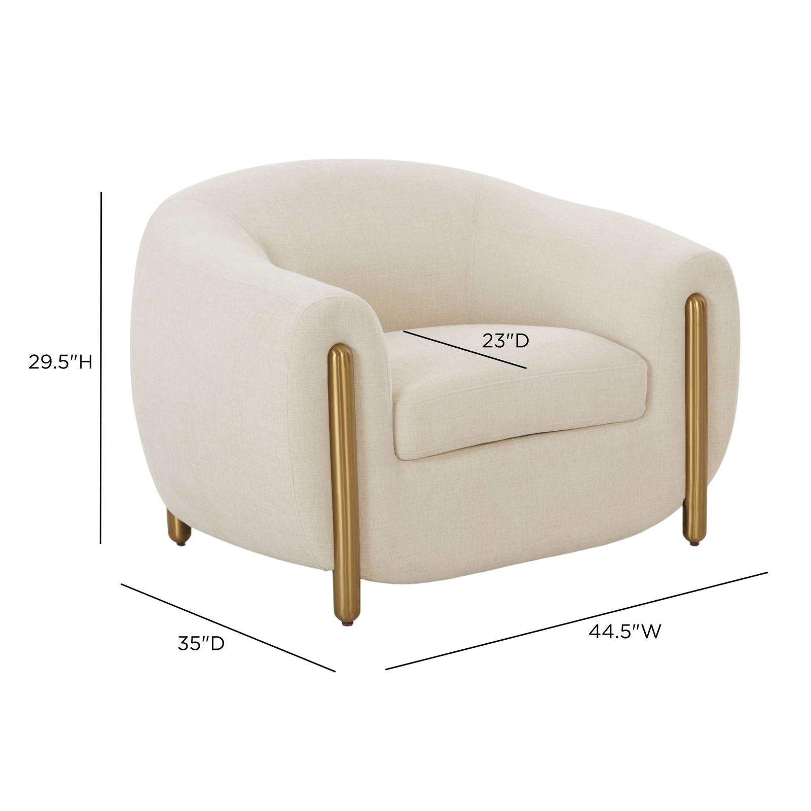 TOV Furniture Lina Accent Chair by Inspire Me! Home Decor