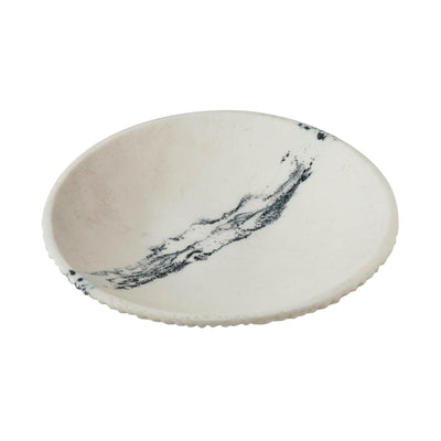 TOV Furniture Ikani  Black & White Resin Serving Plate