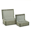 TOV Furniture Kora Cotton Jute Contract-Grade Keepsake Box Set