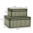TOV Furniture Kora Cotton Jute Contract-Grade Keepsake Box Set